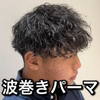 ショート パーマ メンズ EMANON池袋店所属・池袋メンズNo.1 増田リツヤのヘアスタイル