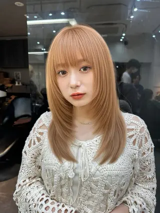 ミディアム カラー 🇰🇷韓国ヘア/ レイヤー/まさ❣️のヘアスタイル