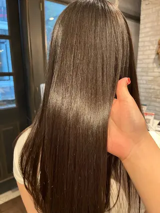 ロング カラー ヘアアレンジ 艶髪/髪質改善/ 縮毛矯正⭐️熊野未来のヘアスタイル