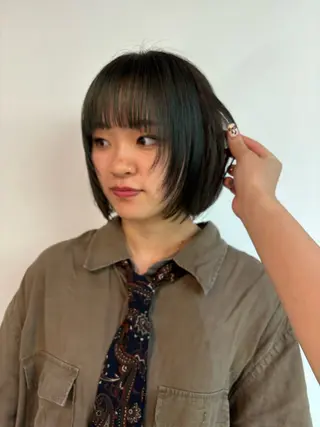 ショート カラー sakura🌸 レイヤー/韓国ヘアのヘアスタイル