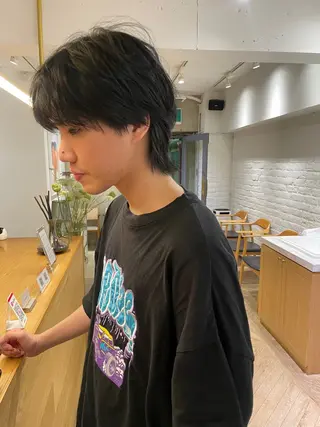 メンズ 透明感🎀LOREN エリコ🌈のヘアスタイル