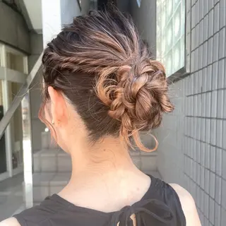 ロング ヘアアレンジ 横浜カラー/パーマ/ SAKI💫のヘアスタイル