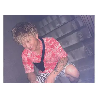 ショート カラー パーマ メンズ ange☞ soutaのヘアスタイル