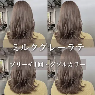 セミロング カラー 美髪/透明感カラー 菅原弘行のヘアスタイル