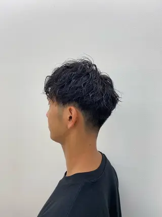 パーマ メンズ 小川 凜華のヘアスタイル