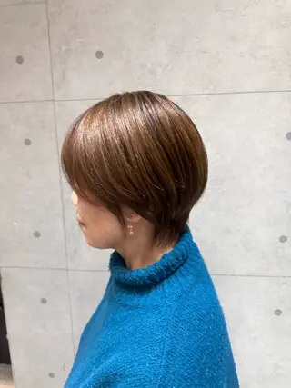 ショート 前田理貴 ヘアケアソムリエ取得のヘアスタイル