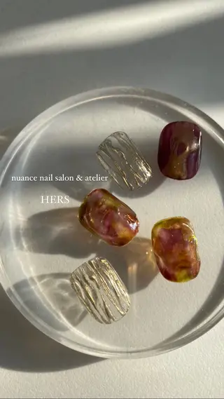 ネイル 草加ニュアンスネイル 🌚hersのネイルデザイン