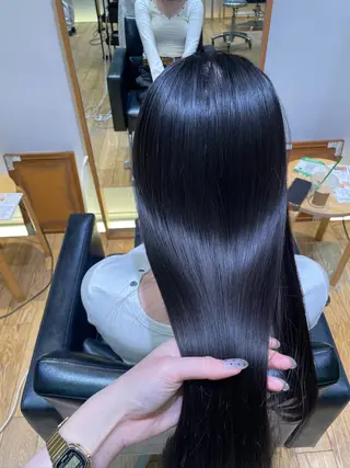 ロング パーマ 縮毛矯正/レイヤー /ひかる🌙のヘアスタイル