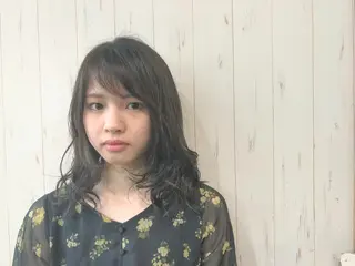 ミディアム カラー [店長]加地 峻のヘアスタイル