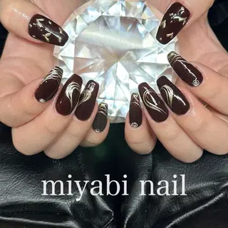 ネイル miyabi nail 桂川駅近くのネイルデザイン