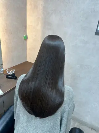 ロング リエンスクレア川田 髪質改善/ブリーチのヘアスタイル