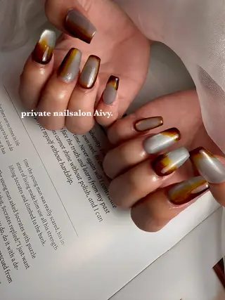 ネイル ニュアンス🌿‬ Aivy./アイビーのネイルデザイン