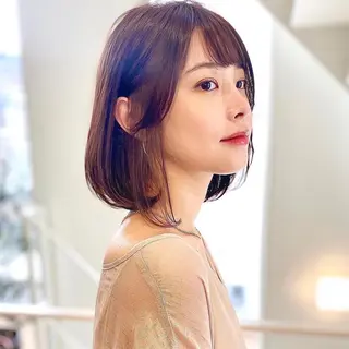 ミディアム カラー パーマ 💫期間限定価格💫 似合わせカット🧚のヘアスタイル