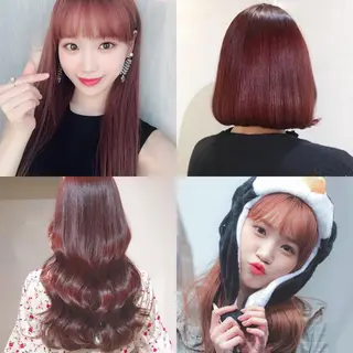 セミロング カラー ヘアアレンジ As hair所属・柔らか垢抜けｶﾗｰと ｶｯﾄ🫧ASUKAのヘアスタイル