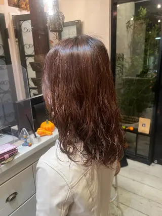 ロング パーマ belle   表参道　terrace所属・抜きっぱなしブロンド /ハイトーン/カナタのヘアスタイル