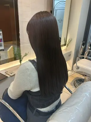ロング カラー 坂田 愛彩萌のヘアスタイル