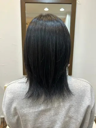 ミディアム 北山 美穂のヘアスタイル