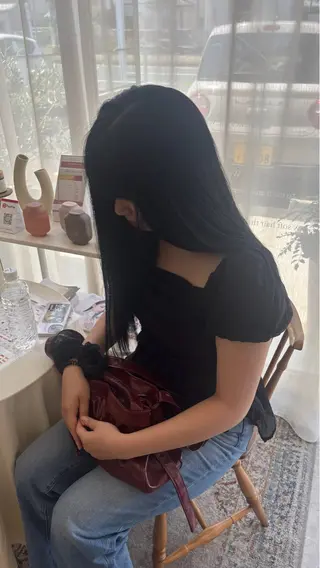 ロング カラー 能勢 莉里花のヘアスタイル