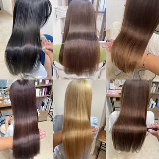 ロング カラー ケアブリーチ /髪質 改善/古橋圭史郎のヘアスタイル