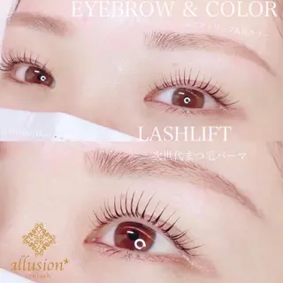 アイブロウ アリュージョン 天王寺店のマツエク・マツパデザイン