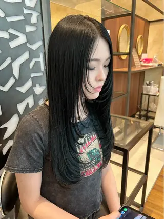 ロング モードケイズJR尼崎 トップサロンdのヘアスタイル