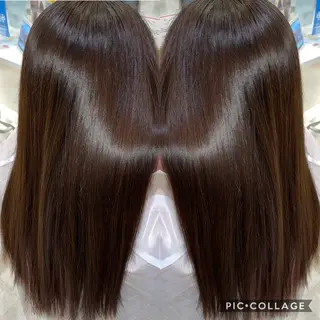 ロング 朝尾 愛花のヘアスタイル