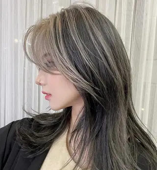 ミディアム カラー ヘアアレンジ Mizobe misakiのヘアスタイル