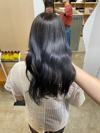 カラー シミズ アスカのヘアスタイル