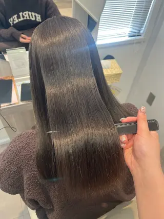 セミロング カラー みう/仙台/暖色/ 艶髪/顔周りカット/のヘアスタイル