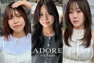 ミディアム カラー 🌟小顔カット🌟 レイヤーカットボブのヘアスタイル
