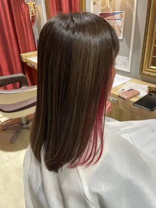 ミディアム カラー 【アクイール】やまだ みなのヘアスタイル