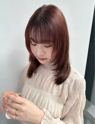 ミディアム air -GINZA tower所属・小潟 千尋のヘアスタイル