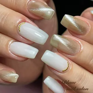 セミロング Blanc ブランのネイルデザイン