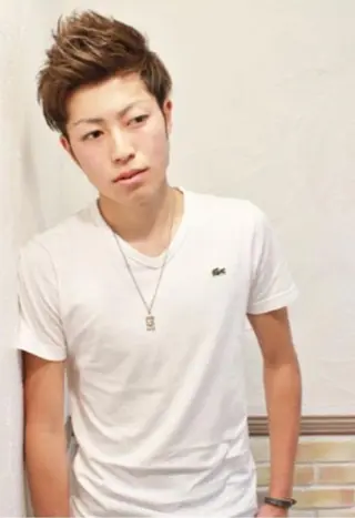 メンズ 所渉/韓国レイヤー /ウルフカットのヘアスタイル