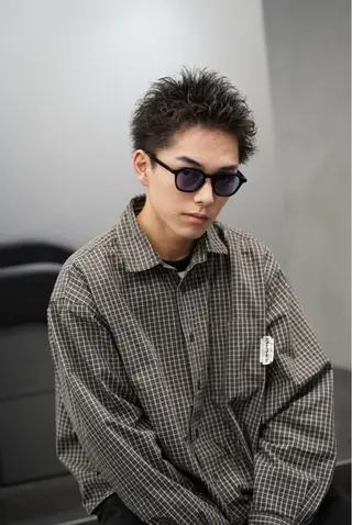 ショート パーマ メンズ fifth リュウセイのヘアスタイル