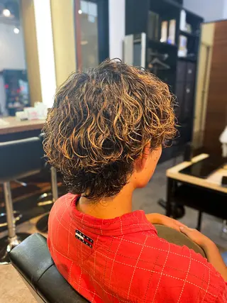 パーマ メンズ IRIE HAIR DESIGN所属・IRIE⚡️メンズ/ パーマ⚡️北川聖也のヘアスタイル