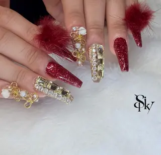 ネイル Spiky とうげ ふうかのネイルデザイン