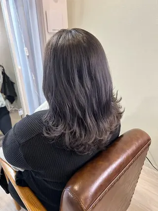 ミディアム Vivie.所属・新都心個室サロン/ 古波蔵美奈のヘアスタイル