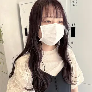 ロング カラー デザインカラー/パー マ🦖外岡咲希🦖のヘアスタイル