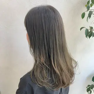 セミロング カラー メンズ指名多数!! SiLO 田島のヘアスタイル