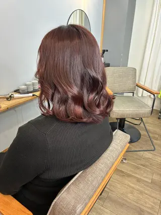 カラー Lapa かぐらのヘアスタイル