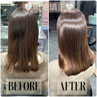 ロング パーマ 髪質改善⭐️縮毛矯正 中野⭐️Rinaのヘアスタイル