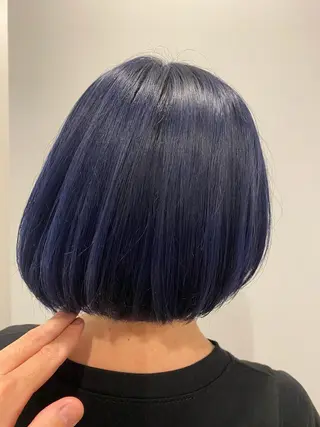 ショート カラー ハイライト/ブリーチ バレイヤージュ関佳祐のヘアスタイル