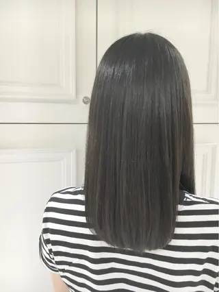 ミディアム セミロング ロング カラー fukuyasu rikaのネイルデザイン