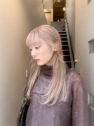 ロング メイ🩰wカラー/ お呼ばれヘアのヘアスタイル