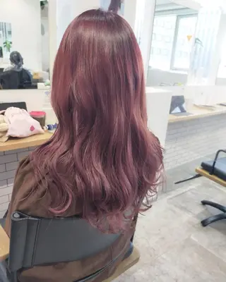 ロング カラー JIL BLAN 京都所属・RU RIのヘアスタイル