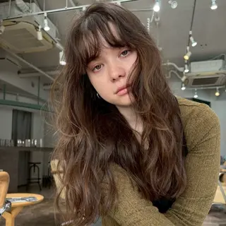 ロング 🌀渋谷ボブパーマ 🌀河野瑠太のヘアスタイル