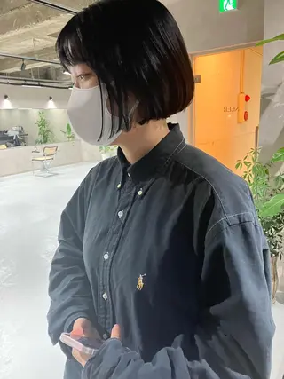 ミディアム 似合わせカットカラー 👩MINAのヘアスタイル