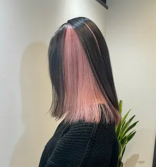 ミディアム カラー 💝透明感/ブリーチ /れい💝のヘアスタイル