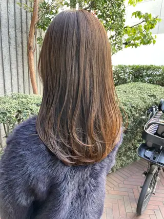 セミロング 高山🐬髪質改善 池袋で縮毛矯正のヘアスタイル